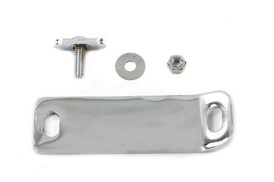 Wyatt Gatling Chrome Exhaust Drag Pipe Bracket 0 /  Replacement application for Monster drag pipes