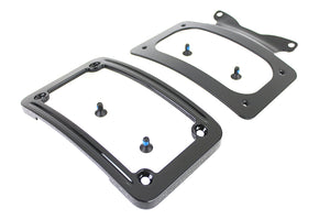 Curved License Plate with Frame Black 2009 / 2009 FLHR 2009 / 2009 FLHT 2009 / 2009 FLTR 2006 / 2008 FLHX