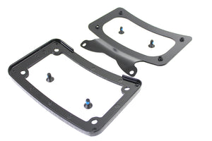 Curved License Plate with Frame Black 2009 / 2009 FLHR 2009 / 2009 FLHT 2009 / 2009 FLTR 2006 / 2008 FLHX