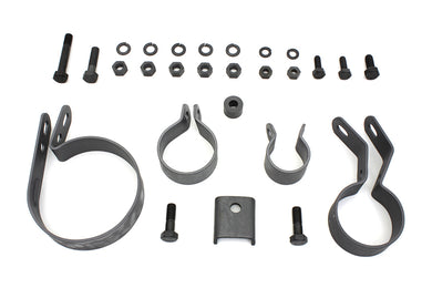 Parkerized Exhaust System Clamp Kit 1941 / 1952 EL 1941 / 1957 FL