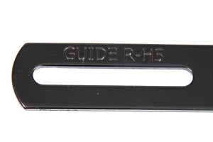 Black Replica Guide License Plate Bracket 1947 / 1948 FL 1947 / 1948 W