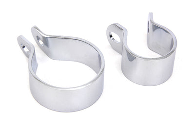 Front Exhaust Chrome Clamp Set 1936 / 1940 EL 1941 / 1969 FL