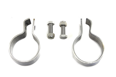 Chrome 1-7/8 Muffler End Clamp Set 0 /  Custom application