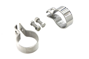 Chrome 1-7/8 Muffler End Clamp Set 0 /  Custom application