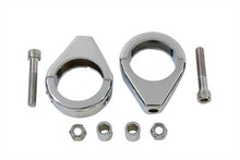 Load image into Gallery viewer, Chrome Turn Signal Clamp Kit 41mm Forks 0 /  Custom application0 /  Custom application