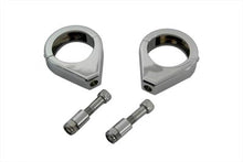 Load image into Gallery viewer, Chrome Turn Signal Clamp Kit 41mm Forks 0 /  Custom application0 /  Custom application
