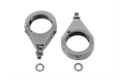 Turn Signal Clamp Set with Grooves 41mm 0 /  Custom application0 /  Custom application