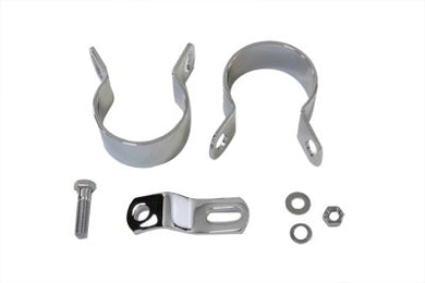 Exhaust Mount Clamp Kit Chrome 1982 / 1994 FXR 1991 / 1996 FXD