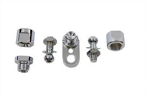 Chrome Front Turn Signal Clamp Ball Stud 1988 / UP XL 1988 / 1994 FXR 1991 / 2017 FXD