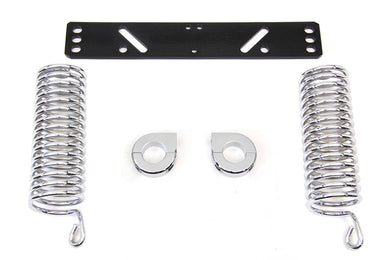 Chrome Auxiliary Solo Seat Spring Kit 1941 / 1957 FL