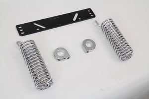 Chrome Auxiliary Solo Seat Spring Kit 1941 / 1957 FL