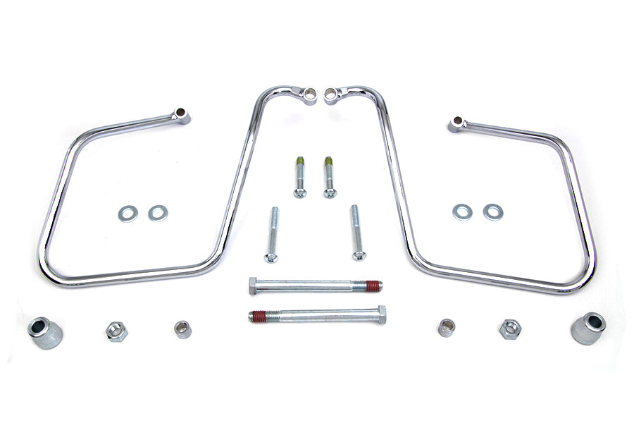 Chrome Saddlebag Support Set 2008 / 2017 FXD 2008 / 2017 FXDWG