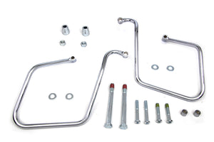 Chrome Saddlebag Support Set 2008 / 2017 FXD 2008 / 2017 FXDWG
