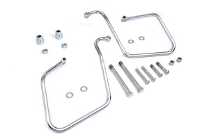 Chrome Saddlebag Support Set 2008 / 2017 FXD 2008 / 2017 FXDWG