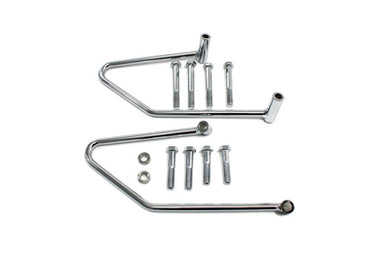 Saddlebag Support Set Chrome 2006 / 2010 FXST Excluding FXSTD & FXSTC2007 / 2011 FLSTF Excluding FXSTD & FXSTC