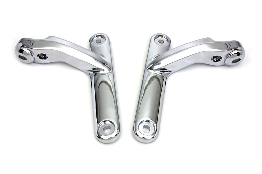 Chrome Spotlamp Bracket Set 1997 / 2013 FLT 1997 / 2013 FLHT