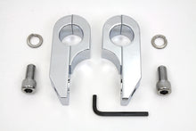 Load image into Gallery viewer, Footpeg Extender Clamp Set Chrome 0 /  Custom application for use on 1-1/4&quot; engine bar&quot;