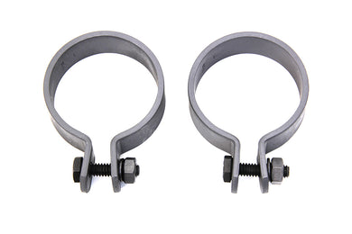 Parkerized 1-7/8 Muffler End Clamp Set 0 /  Custom application