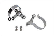 Load image into Gallery viewer, 3-1/4&quot; Muffler Body Clamp Set Chrome 1995 / UP FLT