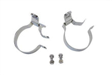 Load image into Gallery viewer, 3-1/4&quot; Muffler Body Clamp Set Chrome 1995 / UP FLT