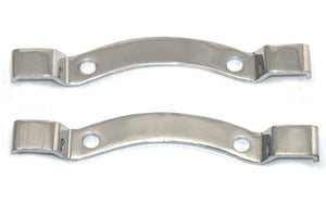 Chrome Bracket Set for Sissy Bar Pad 0 /  All models with pads for 12 and 16" sissy bars"