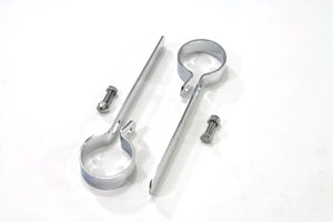 Chrome 2 Exhaust Hanger Clamp Set 0 /  Custom application