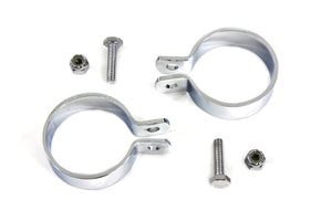 Chrome 1-7/8 Muffler End Clamp Set 0 /  Custom application