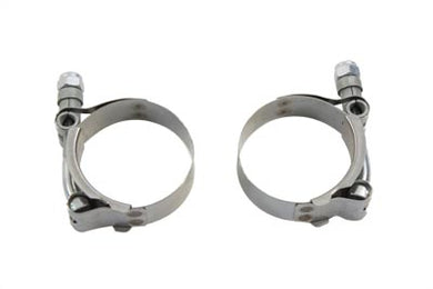 Exhaust Clamp Set Stainless Steel 1957 / 1985 XL