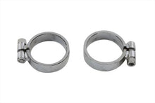 Load image into Gallery viewer, Chrome Allen Type Exhaust Clamp Set Wide 1957 / 1985 XL