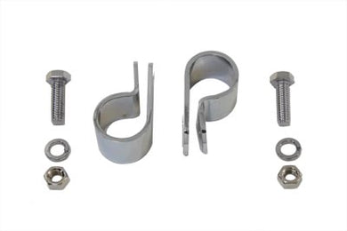 Chrome 1 Muffler Clamp Set 0 /  Custom application