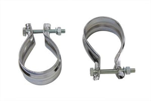 Wyatt Gatling Stainless Steel Muffler End Clamp Set 0 /  Custom application