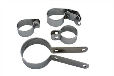 Chrome Exhaust Clamp Kit 1936 / 1951 WL