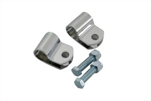 Chrome Turn Signal Clamps 1968 / 1984 FL
