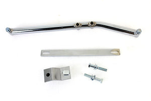 Upswept Header Mounting Bracket Kit Chrome 0 /  Custom application