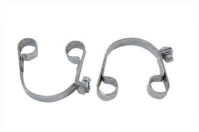 Chrome Muffler Clamp Set 0 /  Custom application