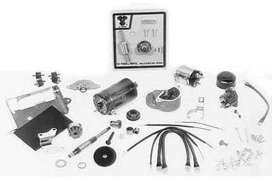 Prestolite Chrome Electric Starter Kit 1967 / 1978 XLH 1967-1970 XL electric start engine case for replacement only1970 / 1978 XLCH