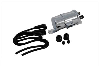 Round Chrome 12 Volt Dual Coil with Bracket 0 /  Custom application0 /  Custom application