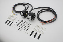Handlebar Control Switch Housing Kit Black 1996 / 2003 XL 2006 / 2011 FXD 2006 / 2011 FXST 2006 / 2011 FLST