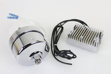 Load image into Gallery viewer, Chrome 17 Amp Alternator Generator Conversion Kit 1936 / 1973 G 1958 / 1982 XL 1941 / 1969 FL 1936 / 1952 W