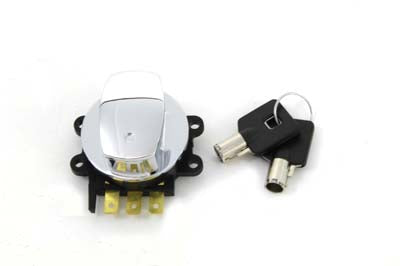 Hinge Ignition Switch Chrome 1996 / 2013 FXST 1996 / 2013 FLST 1996 / 2011 FXDWG 1996 / 2013 FLHR 2006 / 2011 FXE 2008 / 2011 FXDF