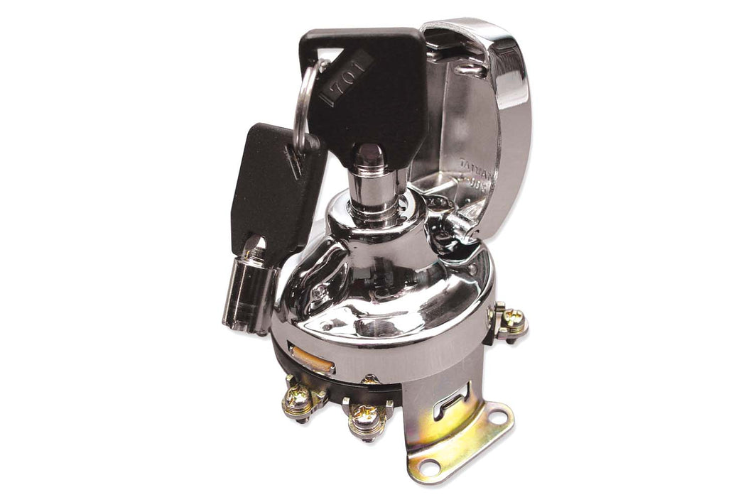 Hinge Ignition Switch Chrome 1973 / 1984 FLH 1984 / 1995 FXST 1986 / 1995 FLST 1980 / 1984 FX