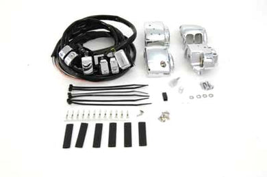 Chrome Switch Housing Kit 1996 / 2007 FXST 1996 / 2006 FLST 1996 / 2007 FLT 1996 / 2007 FXD 1996 / 2007 XL