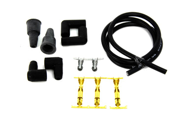 Black 8.5mm Spark Plug Wire Kit 0 /  Custom application