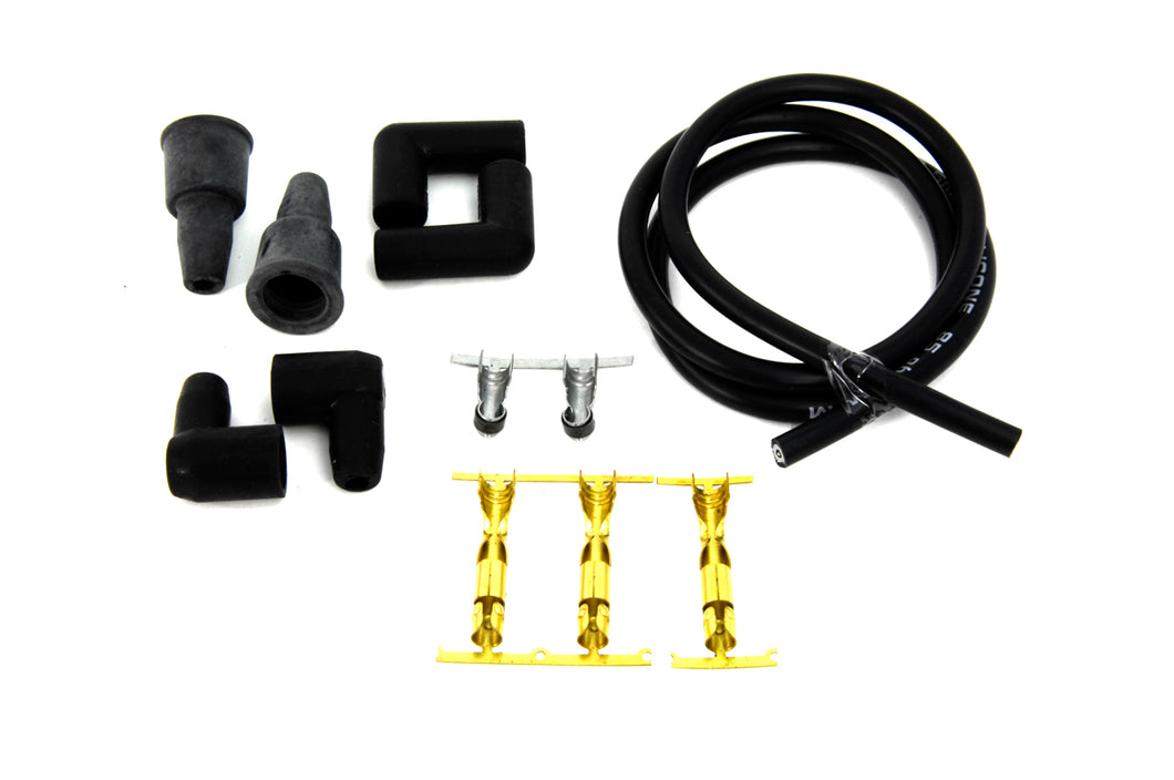 Black 8.5mm Spark Plug Wire Kit 0 /  Custom application