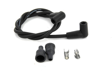 Universal Black 7mm Spark Plug Wire Kit 0 /  Custom application