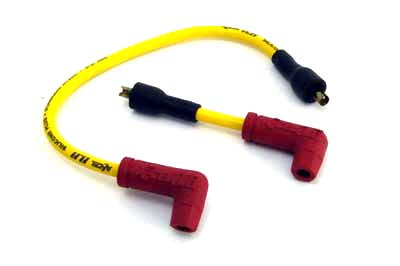 Accel Yellow 8.8mm Spark Plug Wire Set 1965 / 1978 FL 1965 / 1978 FLH 1971 / 1978 FX Early 19781971 / 1978 FXE Early 1978