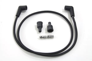 Black Copper Core 7mm Spark Plug Wire Kit 0 /  Custom application
