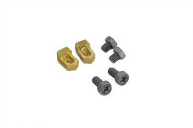 Brass Battery Terminal Adapter Kit 1980 / 1984 FX 1980 / 1984 FL 1984 / UP FXST 1986 / UP FLST 1980 / UP XL