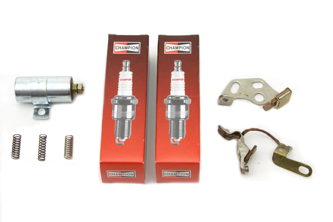 Ignition Tune Up Kit with Champion Spark Plugs 1936 / 1940 EL 1941 / 1947 FL 1938 / 1947 UL 1930 / 1934 VL 1930 / 1947 WL