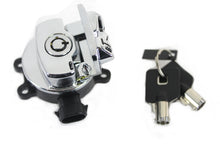 Load image into Gallery viewer, Chrome Ignition Switch with Chrome Skull 2011 / 2017 FLST 2011 / 2017 FLSTF 2014 / 2018 FLHR 2014 / 2018 FLHRC 2012 / 2017 FLD 2012 / 2017 FXDF 2012 / 2017 FXDWG 2012 / 2017 FXDB